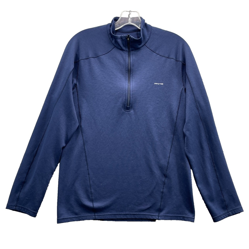Patagonia Capilene 3 Baselayer Men's Small Blue Midweight Sportswear Travel Gorp